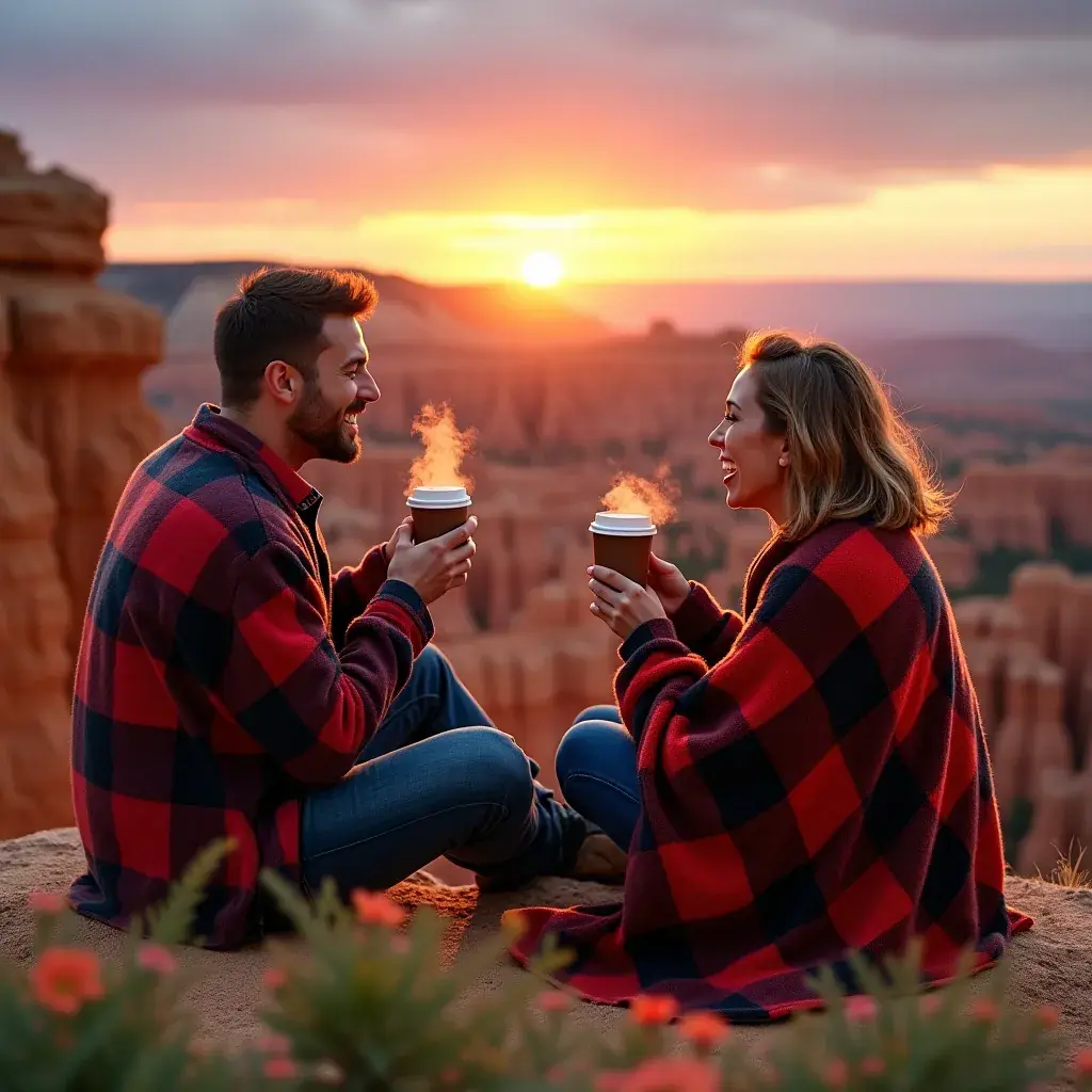 Тропа, ведущая к живописному месту для наблюдения за рассветом.